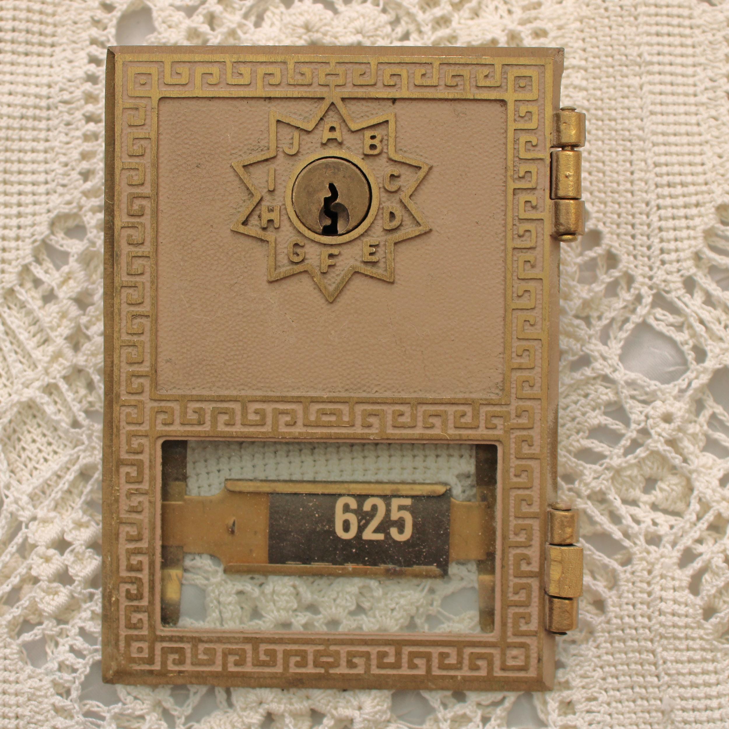 Brass Door Mailbox Post Office Vintage Hardware Faceplate - Etsy