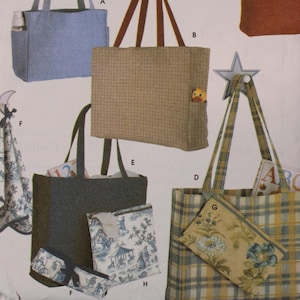 Accessories bag and purse sewing pattern Simplicity 5527  unused complete