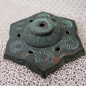 Original Japanese temple or shrine decorative nail covers Kugikakushi