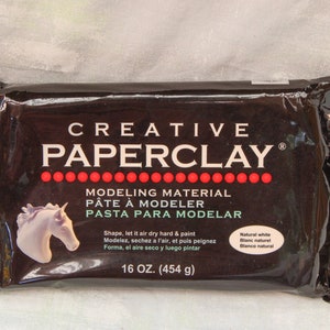 Creative Paperclay® Perfect Air Hardening Clay for Dollmaking and Other  Crafts. 8 Oz Package of Paper Clay 
