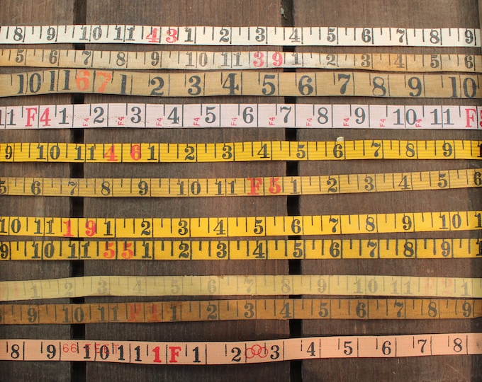 3 Pieces Vintage Cloth Tape Measure Etsy
