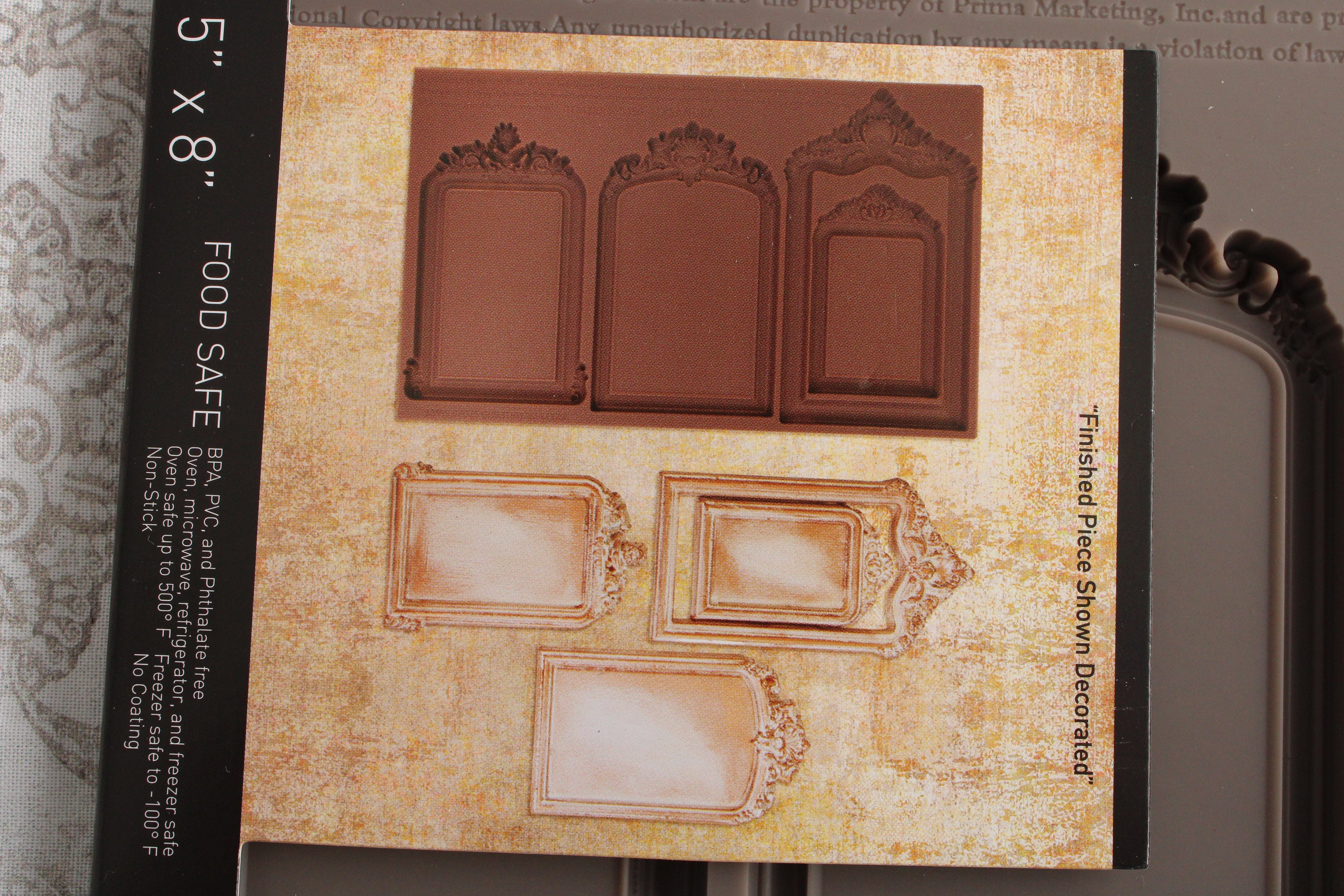 Lysandra Art Frames Molds Re-design Prima Decor Silicone for Resin Clay ...