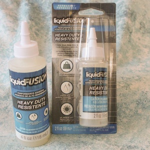 Liquid Fusion 2oz or 4oz heavy duty adhesive glue