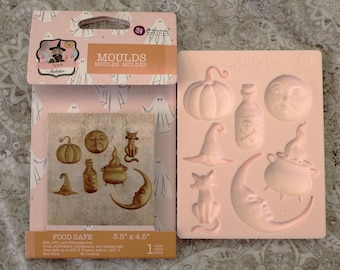 Luna Mold Halloween theme Prima Silicone for resin clay food safe chocolate