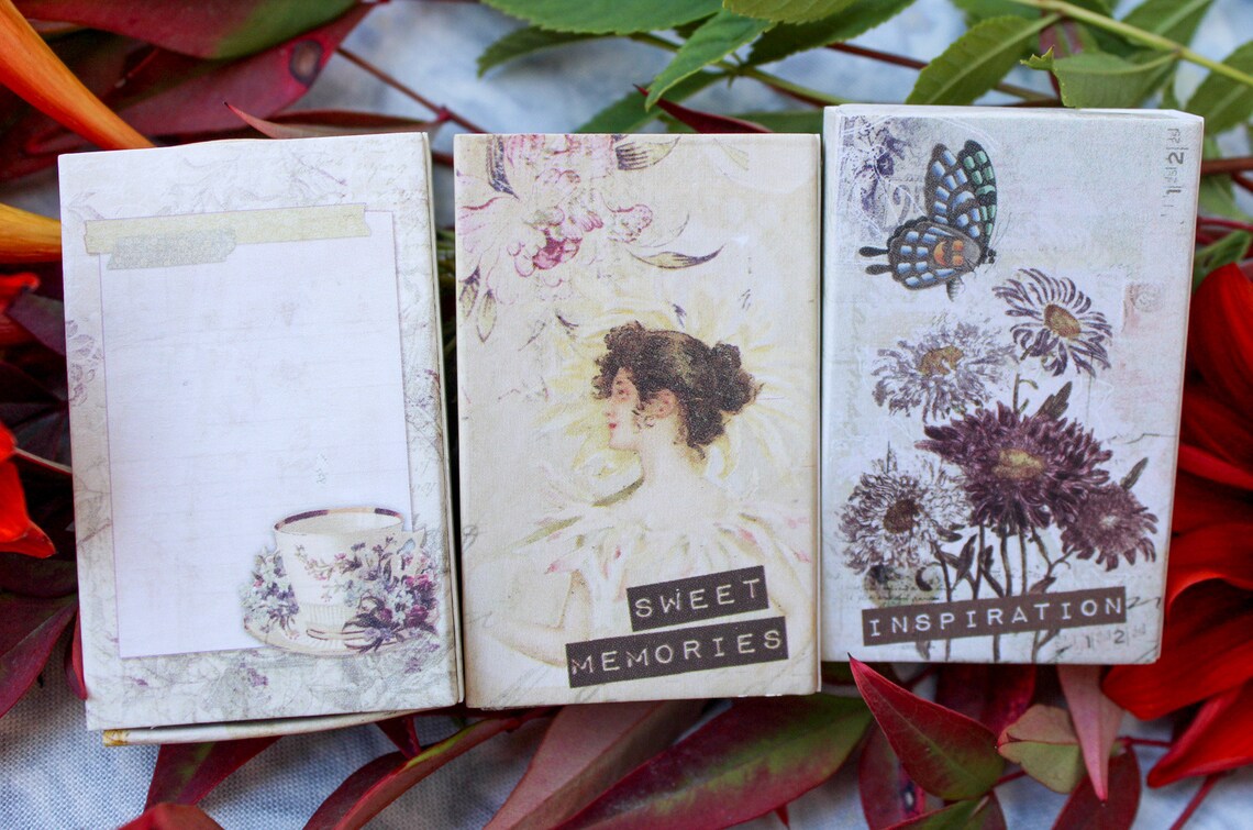 Decorative Matchbox Jodie Lee Butterfly Set of 6 Prima Etsy