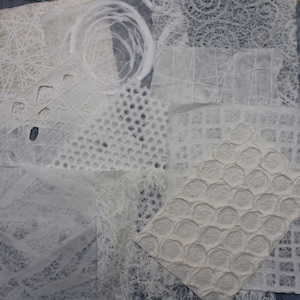 Handmade art papers variety packet hand selected cut