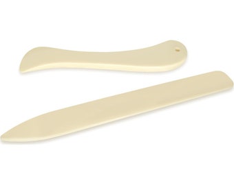 Scoring Tool Set Bone Folder Plastic Paper Creaser Burnishing Tool New Rub ons