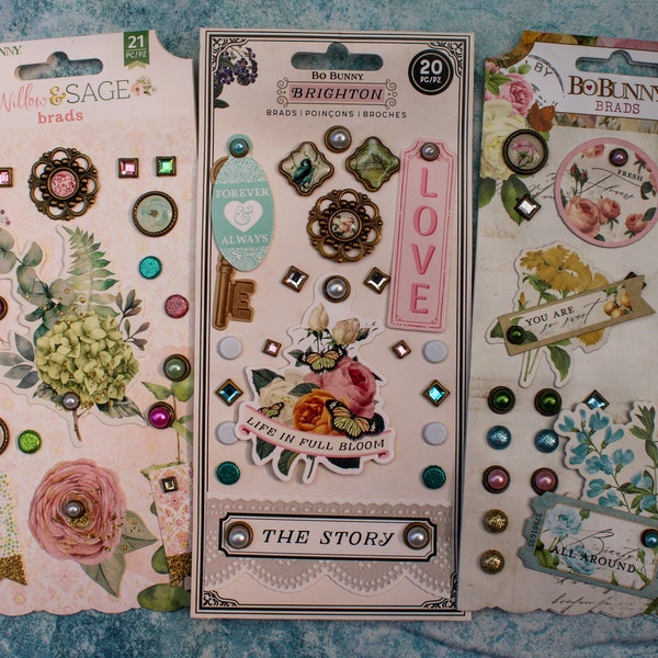 Zestawy ozdobnych ćwieków Bo Bunny Willow & Sage, Brighton 20 elementów