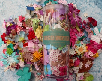 Prima Flowers Wildflower Pillar Mix Botanical Mix Floral Embellishments  paper flowers