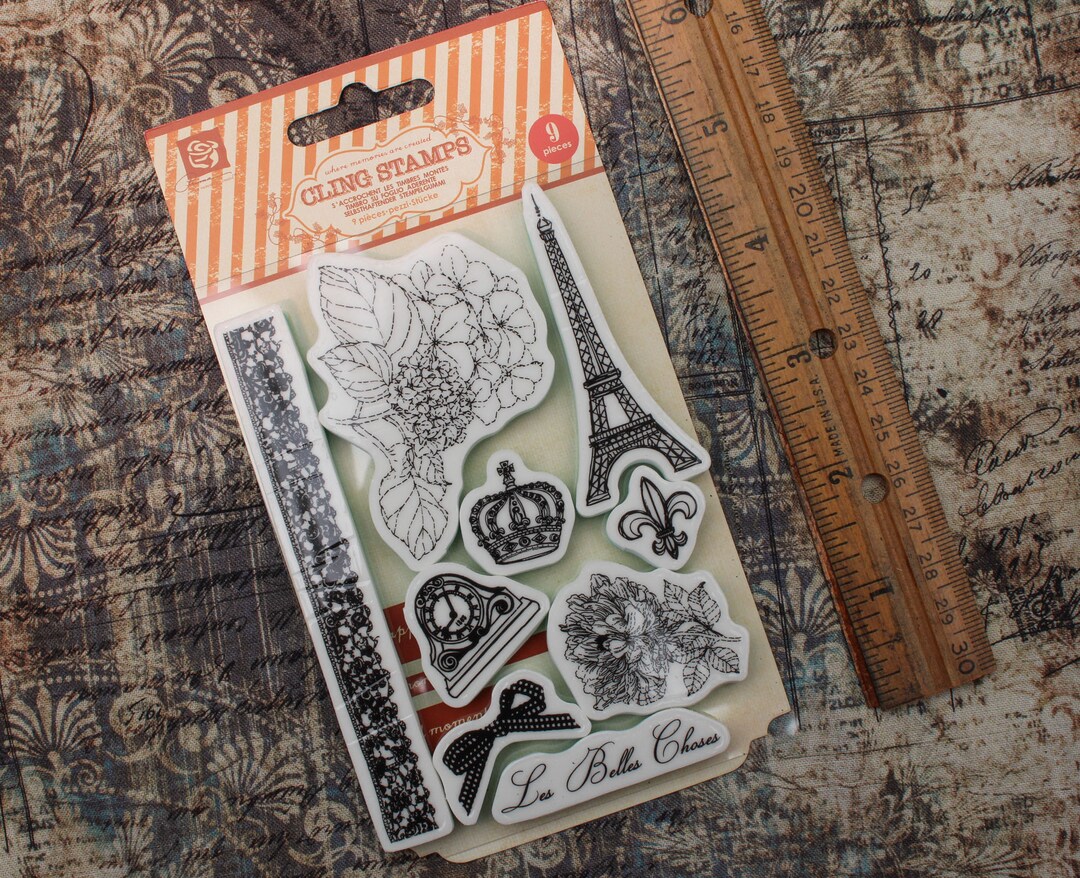 Cling Stamps Prima Paris France Theme - Etsy