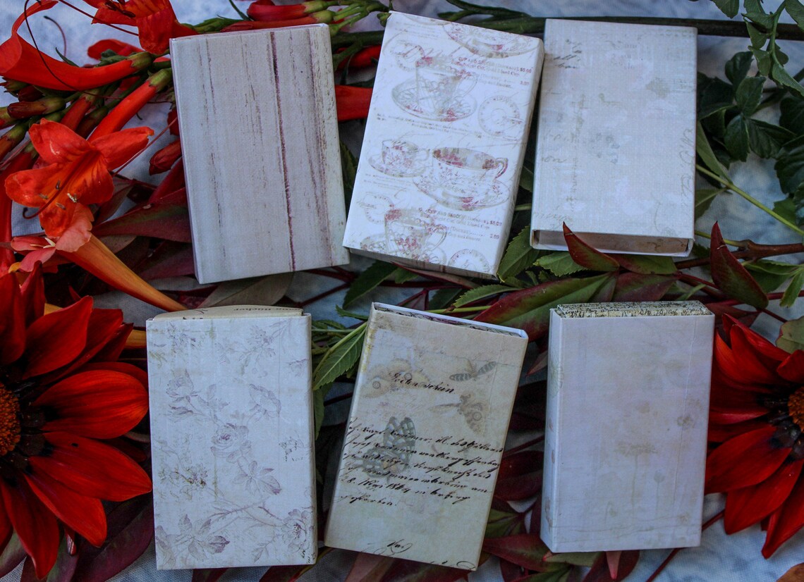 Decorative Matchbox Jodie Lee Butterfly Set of 6 Prima Etsy