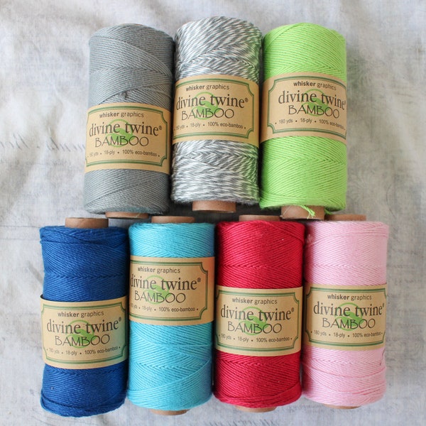 175 yards Bamboo Divine Twine choisissez votre couleur