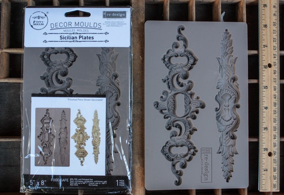 Decor Moulds Sicilian Plates Keyholes Re-design Prima Molds