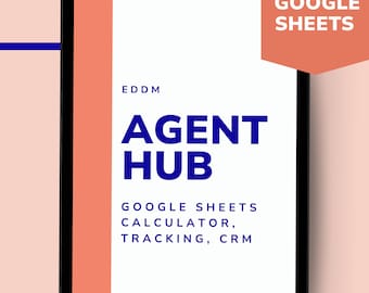 EDDM Campaign Tracker Direct Mail Template Postcard Marketing Planner Business Organizer Spreadsheet CRM Excel Template Business Essentials