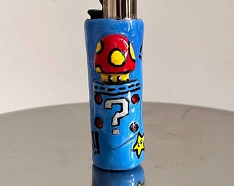 Retro Gaming Mushroom-aansteker, cadeau voor rokers