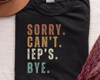 Funny SPED Teacher Comfort Colors T-Shirt, IEP Saying