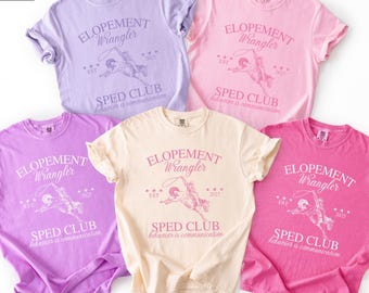 Funny SPED Teacher T-Shirt, Elopement Wrangler SPED Club, Custom EST Date