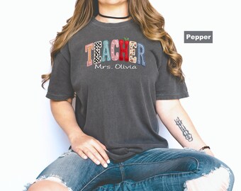 Comfort Colors® T-Shirt, Custom Teacher Tee, Teacher Appreciation Shirt