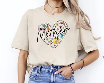 Mama T-Shirt, Mother Heart Tee