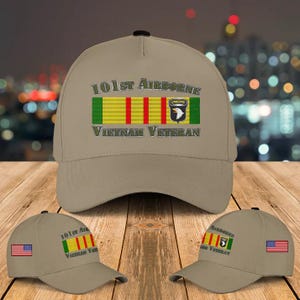 101st Airborne Division Vietnam Veteran Baseball Cap, Screaming Eagles Military Hat, Vietnam War Veteran Retirement Gift, Patriotic Cap
