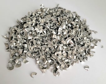 Copeaux d'aluminium fins et propres | Un matériau brillant pour les orgonites, la résine, les décorations et les projets d'artisanat.