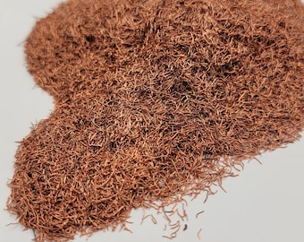 Virutas de cobre muy finas (100 gramos) - Suministros para la fabricación de orgonitas, limpias y pulidas, virutas de cobre para orgonitas y chakras