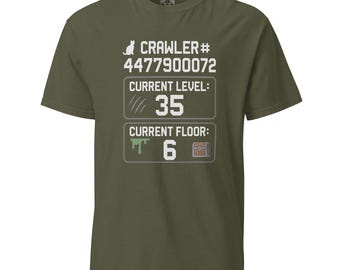 Crawler Stat Screen Comfort Colors T-Shirt | Dungeon Crawler Carl Fan Gift