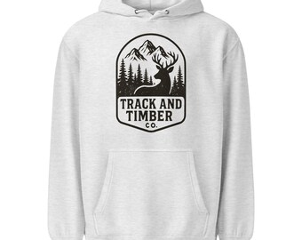 Track and Timber Co. Vintage Badge Logo Hoodie