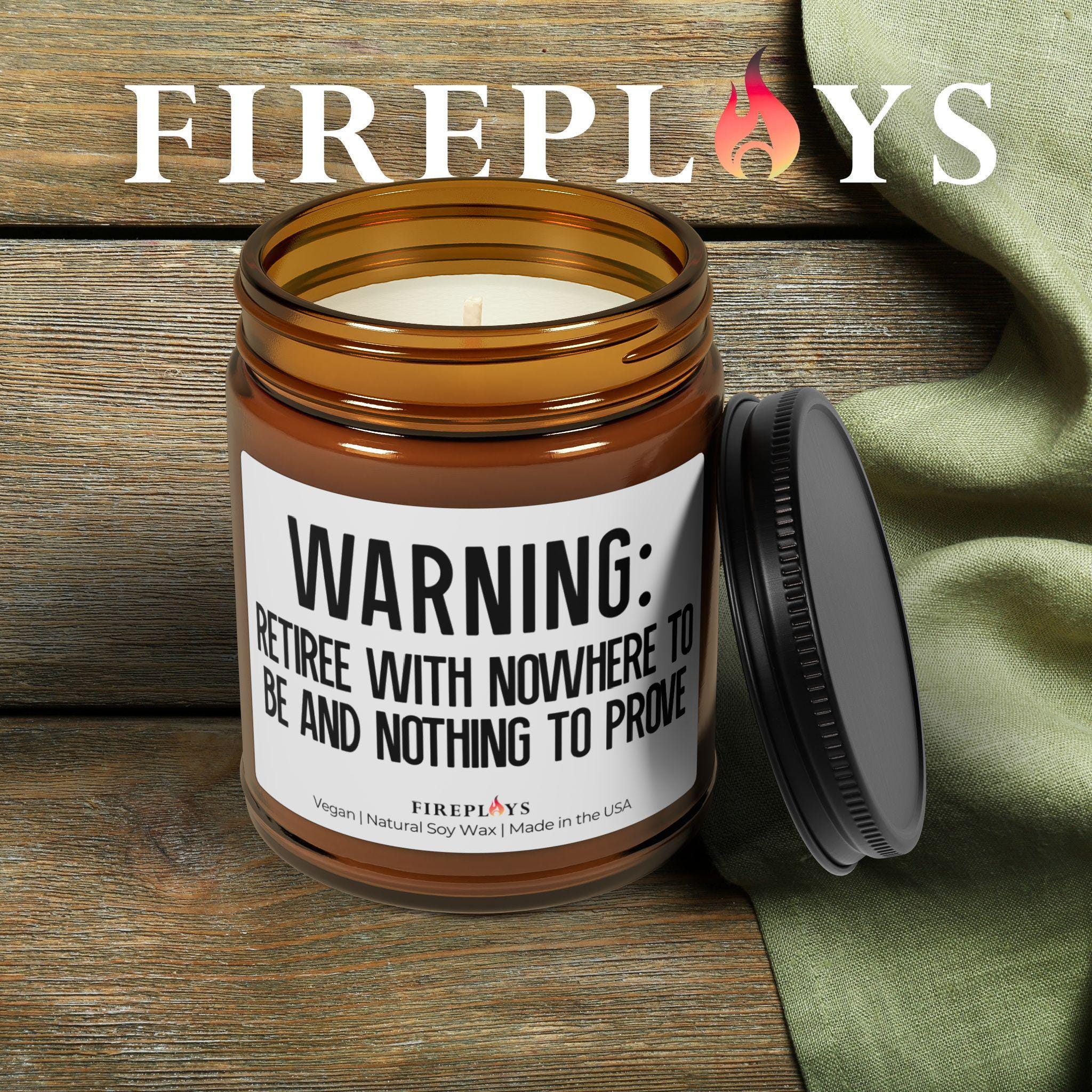 Retirement Gag Gift Candle: Funny Passive Aggressive Soy Candle - Etsy