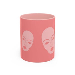 Artistic Accent Coffee Mug - Unique Ceramic Cup for Art Lovers, Gift for Friends, Trendy Home Decor, Perfect for Coffee or Tea