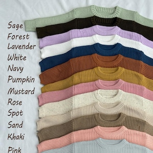 Personalisierter Baby Pullover, Bestickter Baby Pullover, Personalisierter Baby Pullover, Babyparty Geschenk, Weihnachtsgeschenk, Neugeborenen Geschenk Bild 3