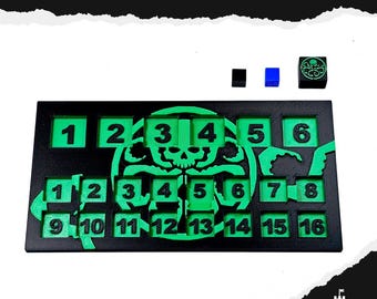Hydra - Cabal Round & Score Tracker – Marvel Crisis Protocol, 3D‑Printed PLA
