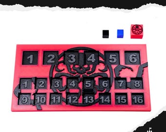 Hydra - Cabal Round & Score Tracker – Marvel Crisis Protocol, 3D‑Printed PLA