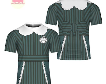 Haunted Mansion Costume Shirt, Maid Haunted Mansion Halloween Costume T-shirt, Horror Halloween Costume Tee, Disney Halloween Cosplay