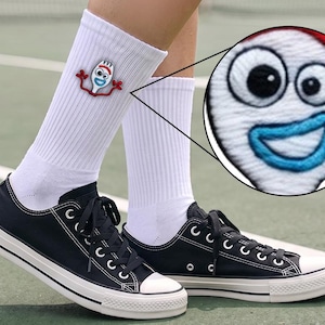 Personalized Toy Story Embroidered Socks, Woody Buzz Lightyear Jessie Socks, Disney Socks, Lilypad Snappy Atlas Smarty Pants, I Knew It afbeelding 16