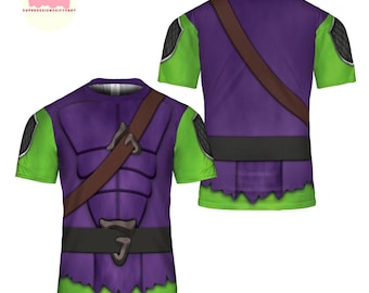 Green Goblin Costume T-Shirt, The Amazing Spider Man Character All Over Print Shirt, Green Goblin Cosplay Costume Tee, Halloween 3D T-Shirt