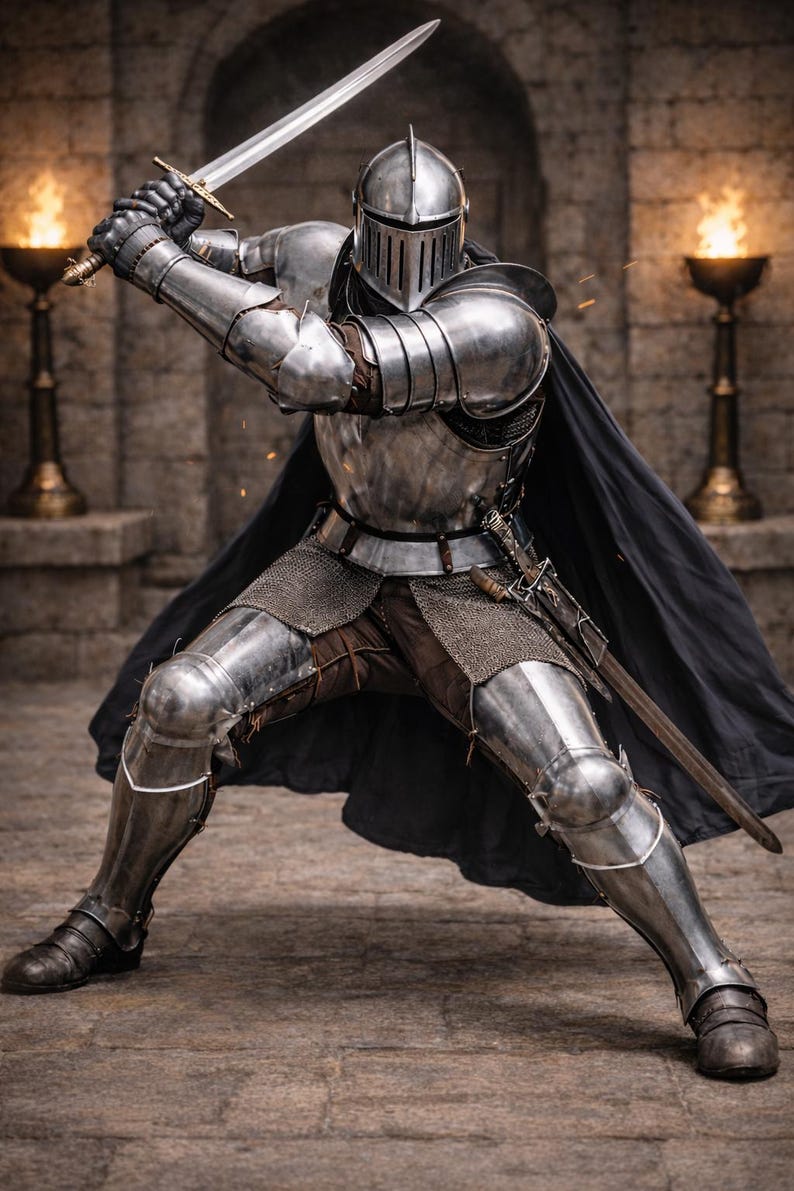 Medieval Wearable Knight Armor | Full Plate Gothic Armor Suit ...