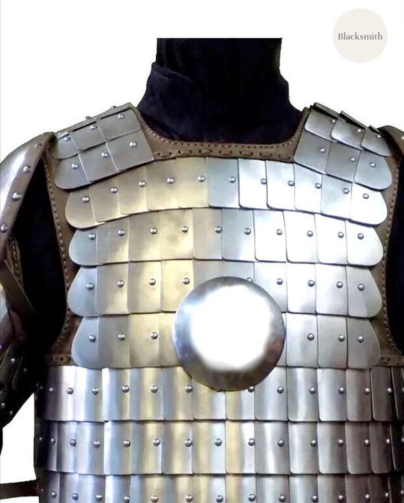 Medieval Plate Armor Ottoman Byzantine Celtic Viking Lamellar Steel ...