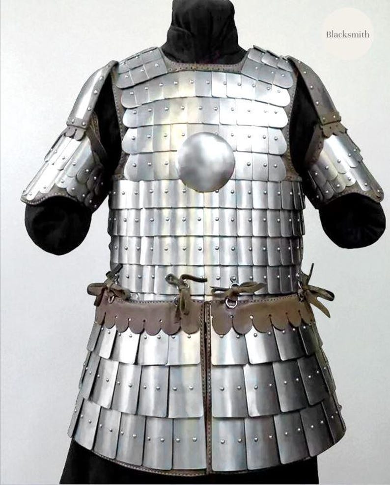 Medieval Plate Armor Ottoman Byzantine Celtic Viking Lamellar Steel ...