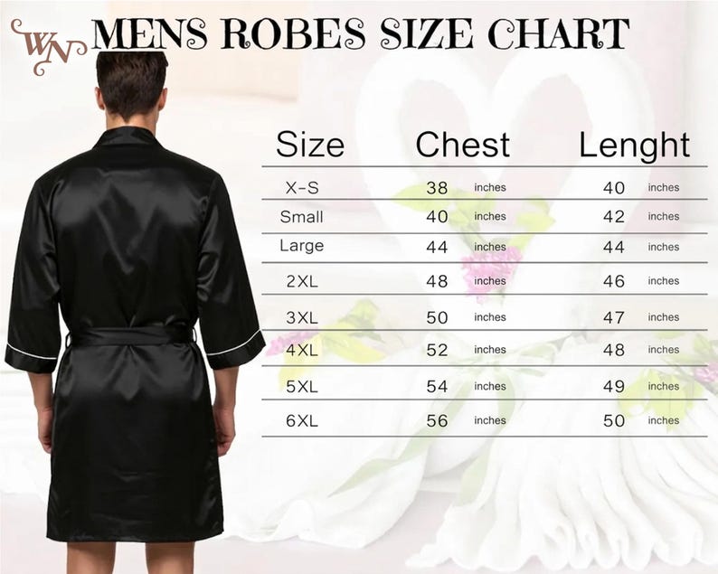 Personalized Silk Couple Robes, Mr and Mrs Robe, Custom His and Hers ...