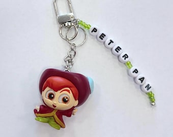 Portachiavi Peter Pan per borsa / Fatto a mano