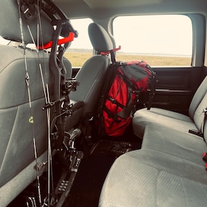 BowSnare-Heavy duty bow hook for your vehicle-Headrest Bow Hanger/Gear Hook/Archery/Hunting/Car and truck organiser***Free Shipping***