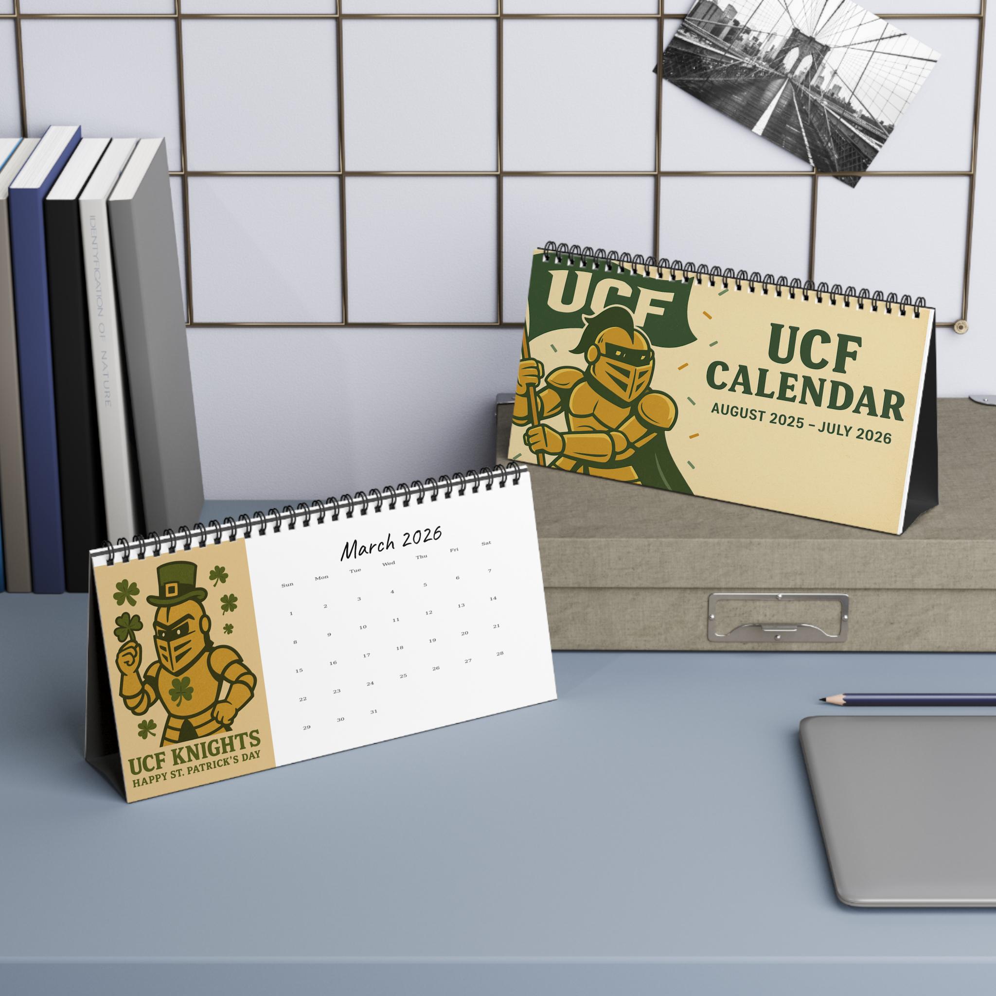 2025-2026 UCF Desktop Calendar, Knightro School Spirit ...