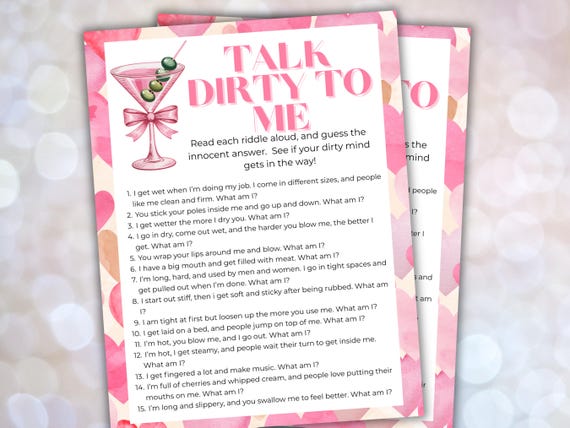 Dirty Minds Galentines Game, Adult Ladies Night Game For Galentines Party, Adult Party Games, Trivia Game, Galentines Drinking Game