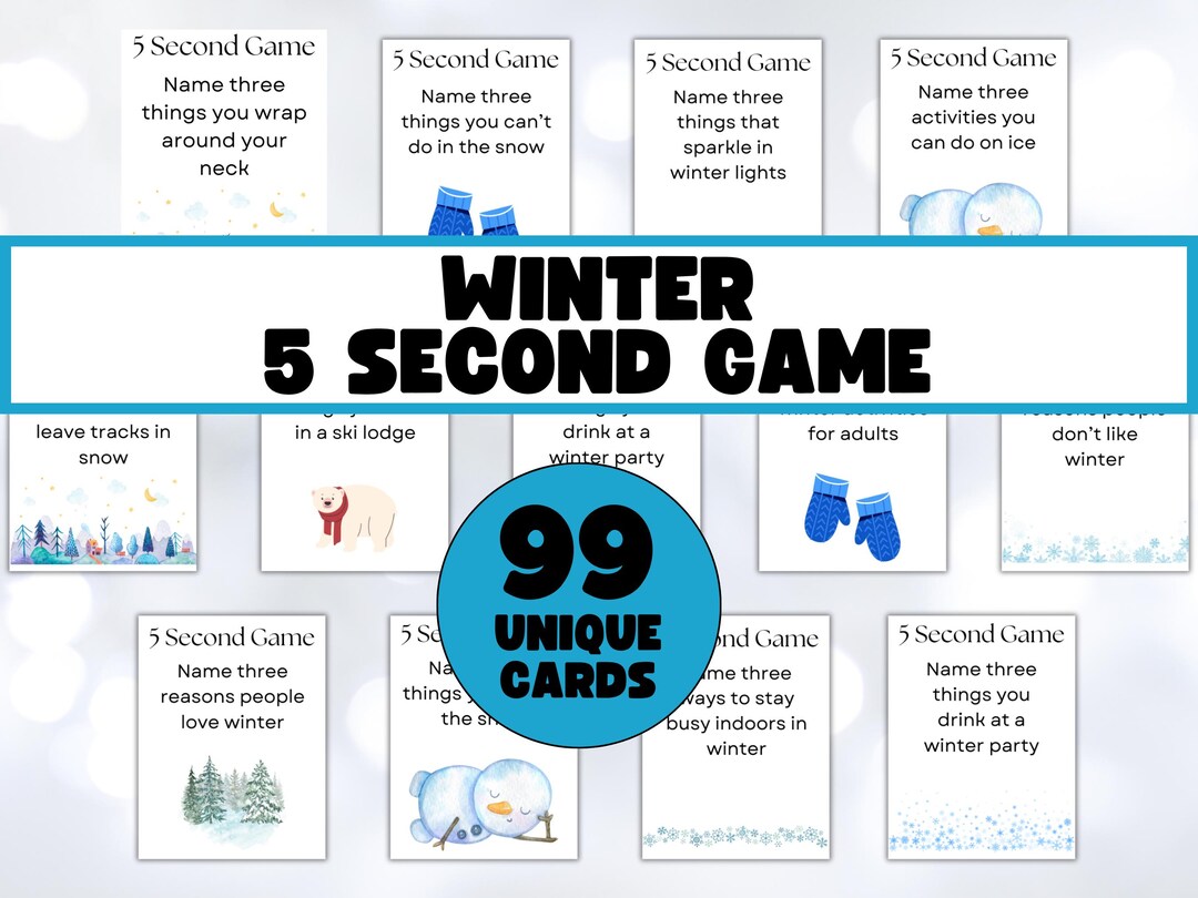 Winter Ruel Winter 5 Second Game, Winter 5 Second Rule Game, Winter Five Second ...