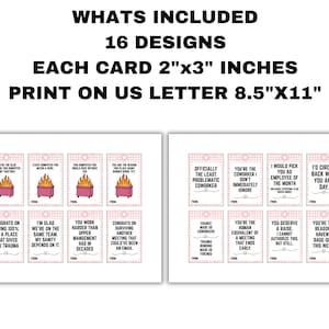 Funny Coworker Valentines Printable Tags, Office Valentines, Workplace Valentine Cards, Employee Valentines, Funny Office Cards image 5