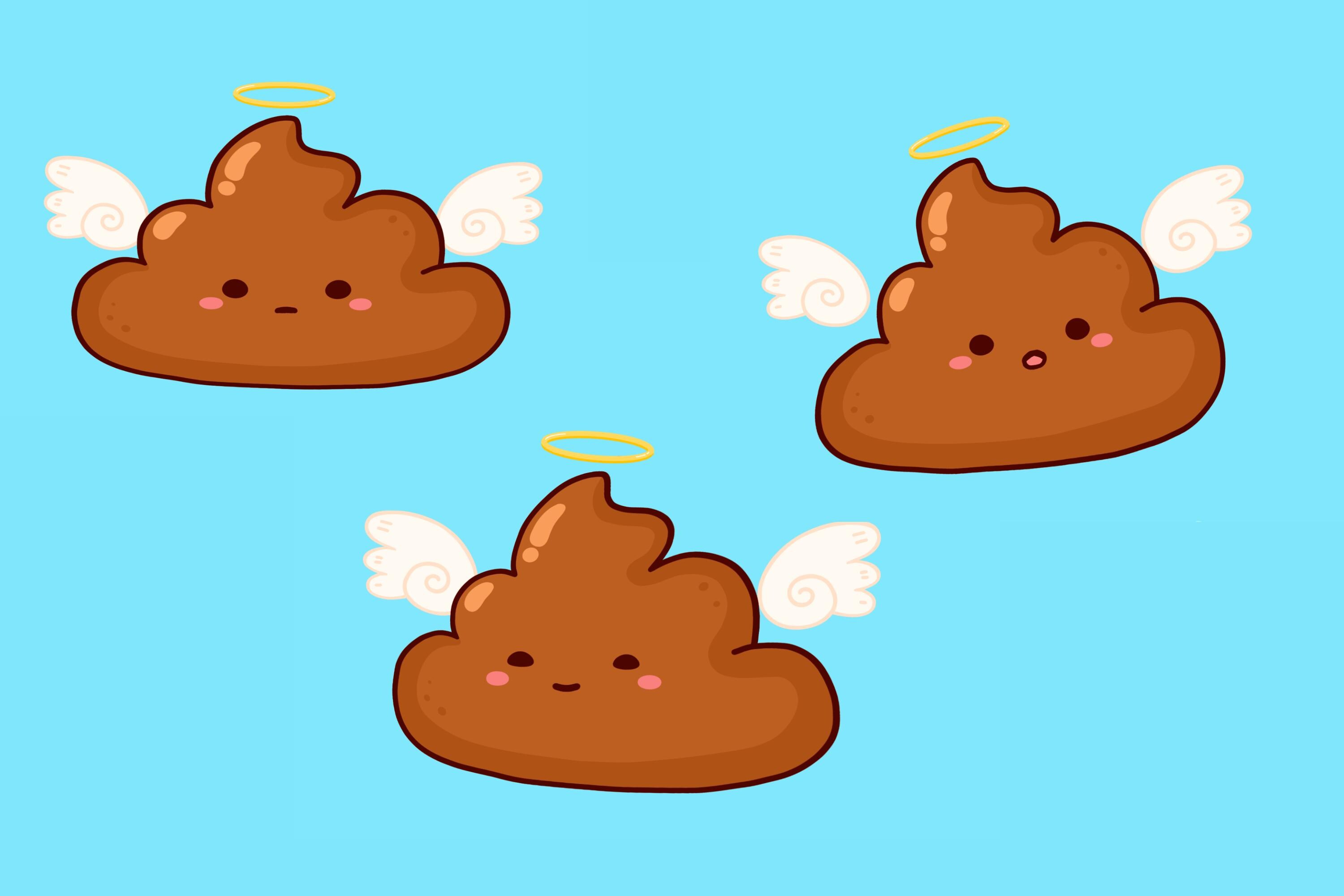 Kawaii Angel Poop Vtuber Model, Cute Poop Vtuber Model, Poop Vtuber ...