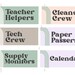 CANVA Editable Boho Rainbow Classroom Jobs Chart | Pastel Student Job ...