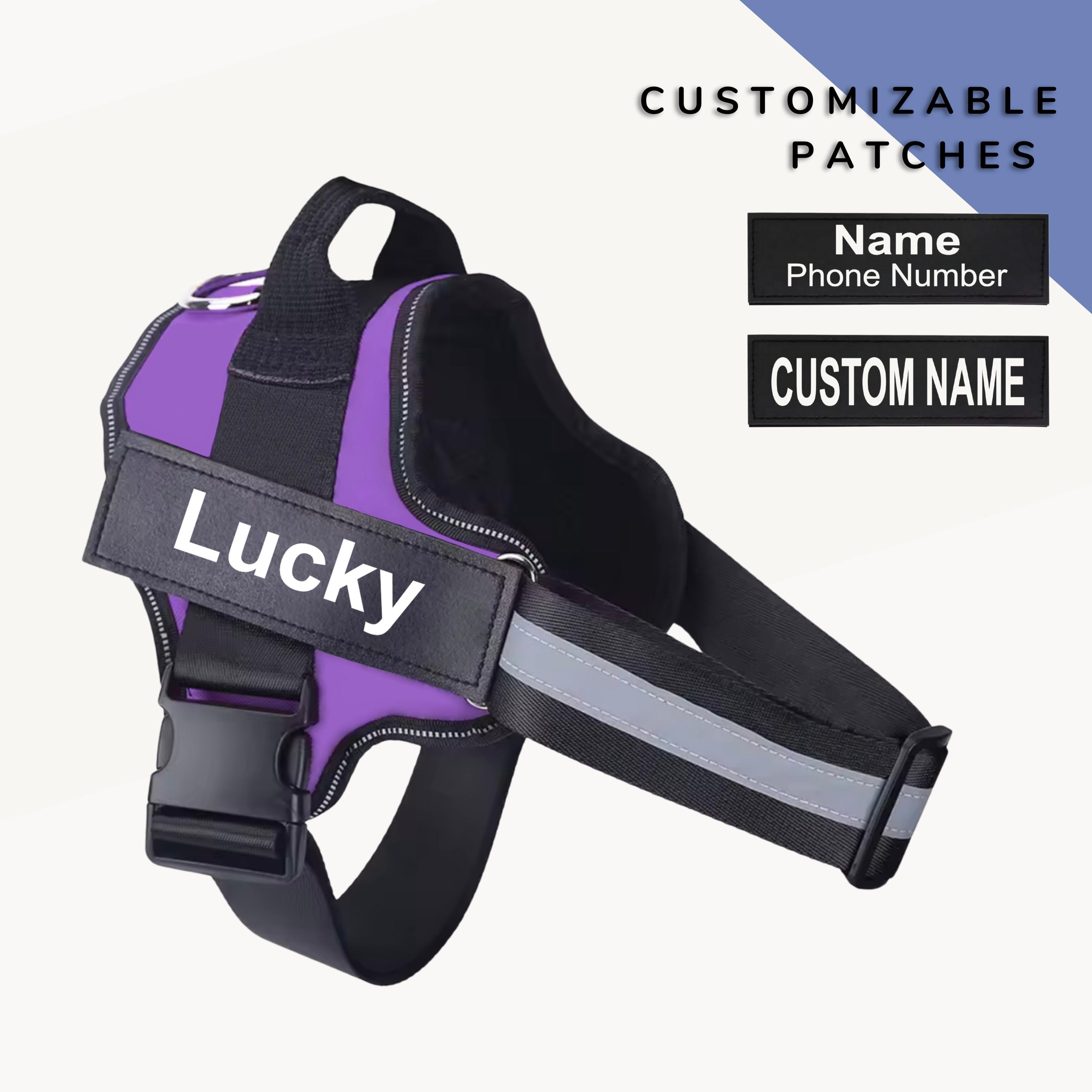 PERSONALIZED Dog Harness | Custom No Pull Dog Harness | Dog Vest With Pet Name | k9 Harness | Reflective Dog Collar | Custom Patch Included