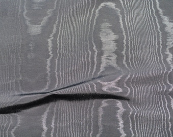 Moiré Fabric | Recycled Watered Silk Fabric | Upholstery, Home decor, Special Occasions | By the Yard